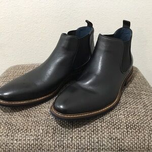 Joseph Abboud black Chelsea dress boot. Size 10